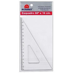 ESQUADRO ACRILICA 60º  521.0 ACRIMET - UN