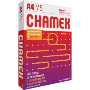 PAPEL SULFITE A4 75G 500F CHAMEX - PCT