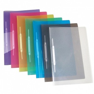 PASTA PLASTICA GRAMPO COM TRILHO  - UN