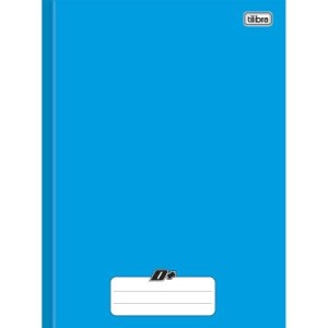 CADERNO BROCHURAO 96F CAPA DURA AZUL TILIBRA